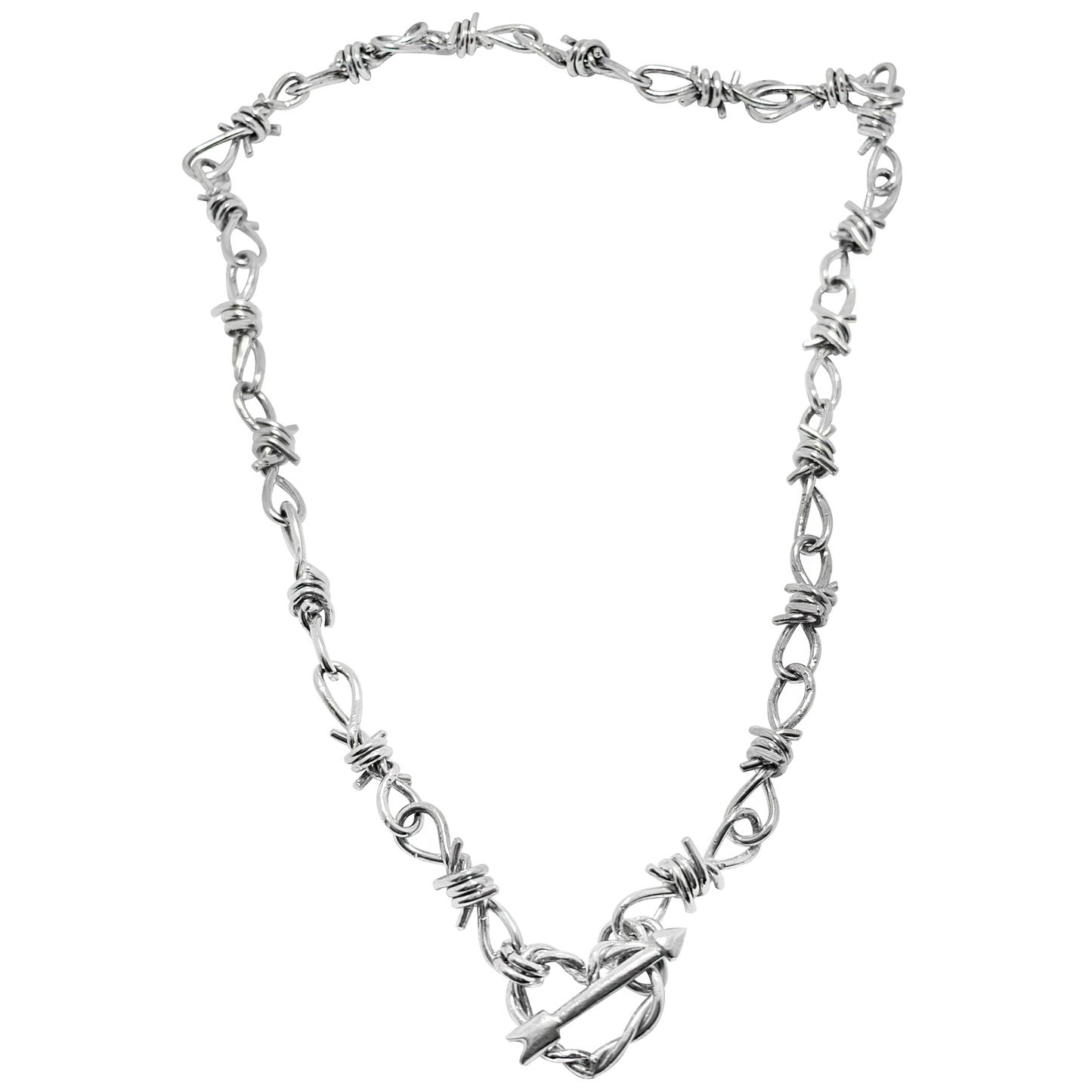 Cut With Care Barbed Wire Necklace